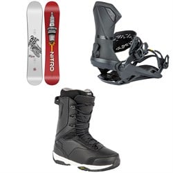 Nitro Alternator Snowboard ​+ Team Snowboard Bindings  ​+ Venture Pro Lace Snowboard Boots 2025