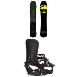 Arbor Coda Snowboard ​+ Season Universal Snowboard Bindings 2025