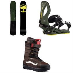 Arbor Coda Snowboard ​+ Cypress Snowboard Bindings ​+ Hi-Standard Pro Snowboard Boots 2025