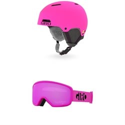 Giro Crue MIPS Helmet ​+ Stomp Goggles - Kids'