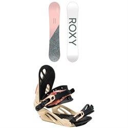 Roxy Dawn Snowboard - Women's 2025 ​+ Roxy Lola Snowboard Bindings - Women's 2025