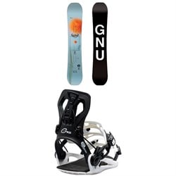 GNU Gloss C2E Snowboard ​+ B-Real Snowboard Bindings - Women's 2025