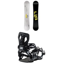 Lib Tech Skate Banana BTX Snowboard ​+ GNU Psych Snowboard Bindings 2025