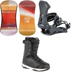 Nitro Santoku Snowboard ​+ Team Snowboard Bindings  ​+ Venture Pro Lace Snowboard Boots 2025