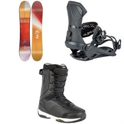 Nitro Santoku Snowboard ​+ Team Snowboard Bindings  ​+ Venture Pro Lace Snowboard Boots 2025