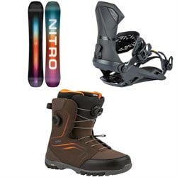 Nitro Team Snowboard ​+ Team Snowboard Bindings  ​+ Sentinel Boa Snowboard Boots 2025