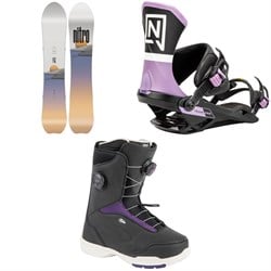 Nitro Drop Snowboard ​+ Team Pro Snowboard Bindings ​+ Scala Boa Snowboard Boots - Women's 2025