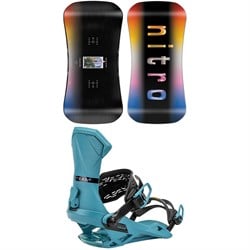 Nitro Optisym Snowboard ​+ Team Snowboard Bindings 2025