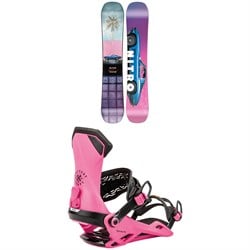 Nitro Cheap Thrills Snowboard ​+ Team Snowboard Bindings 2025