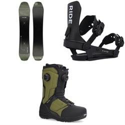 Ride Deep Fake Snowboard ​+ A-8 Snowboard Bindings ​+ Insano Snowboard Boots 2025