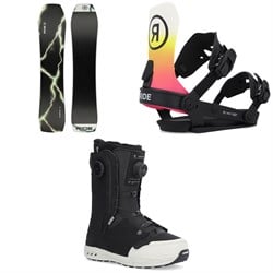 Ride Superpig Snowboard ​+ A-8 Snowboard Bindings ​+ Lasso Pro Snowboard Boots 2025