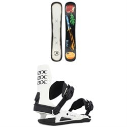 Ride Burnout Snowboard ​+ C-6 Snowboard Bindings 2025