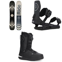 Ride Berzerker Snowboard ​+ C-6 Snowboard Bindings ​+ Lasso Boa Snowboard Boots 2025