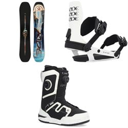 Ride Shadowban Snowboard ​+ A-6 Snowboard Bindings ​+ Deadbolt Zonal Snowboard Boots 2025