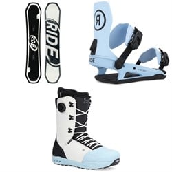 Ride Zero Snowboard ​+ C-6 Snowboard Bindings ​+ Fuse Snowboard Boots 2025
