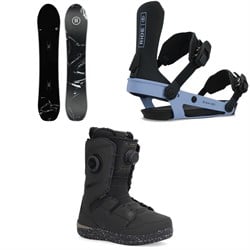 Ride Magic Stick Snowboard ​+ AL-6 Snowboard Bindings ​+ Karmyn Zonal Snowboard Boots - Women's 2025