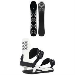 Ride Smokescreen Snowboard ​+ C-6 Snowboard Bindings 2025