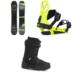 Ride Manic Snowboard ​+ A-4 Snowboard Bindings ​+ Jackson Snowboard Boots 2025