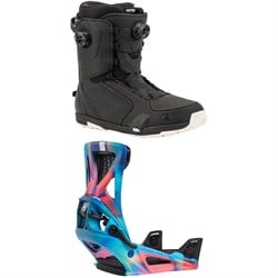 Nitro Darkseid Step On Boa Snowboard Boots ​+ Burton Step On Genesis Snowboard Bindings 2025