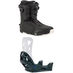 Nitro Darkseid Step On Boa Snowboard Boots ​+ Burton Step On Snowboard Bindings 2025