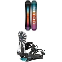 Nitro Team Snowboard ​+ One Snowboard Bindings 2025