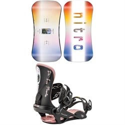 Nitro Optisym Snowboard ​+ Ivy Snowboard Bindings - Women's 2025