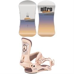 Nitro Drop Snowboard ​+ Cosmic Snowboard Bindings - Women's 2025