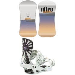 Nitro Drop Snowboard ​+ Ivy Snowboard Bindings - Women's 2025