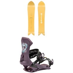 Nitro Fintwin Snowboard ​+ Team Snowboard Bindings 2025