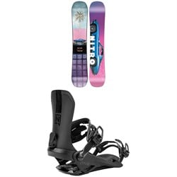 Nitro Cheap Thrills Snowboard ​+ One Snowboard Bindings 2025