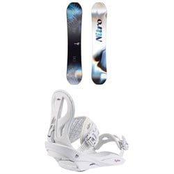 Nitro Lectra Leaf Cam-Out Snowboard ​+ Rythm Snowboard Bindings - Women's 2025