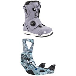 Nitro Cave Step On TLS Snowboard Boots ​+ Burton Step On Snowboard Bindings - Women's 2025