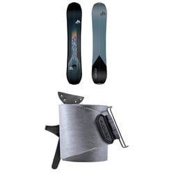 Jones Frontier Splitboard ​+ Nomad Universal Tail Clip Splitboard Skins 2025