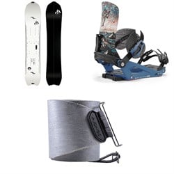 Jones Ultralight Stratos Splitboard ​+ Union Charger Pro Splitboard Bindings ​+ Nomad Pro Universal Tail Clip Splitboard Skins 2025