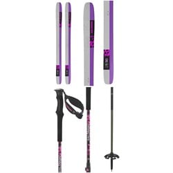 Salomon QST X Skis ​+ Salomon QST Carbon S3 Ski Poles 2025