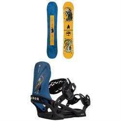 Arbor Votive Snowboard ​+ Sapling Snowboard Bindings - Kids' 2025