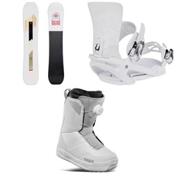 Salomon Bliss X Snowboard ​+ Vendetta X Snowboard Bindings ​+ thirtytwo Shifty Boa Snowboard Boots - Women's 2025