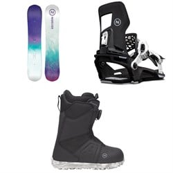 Nidecker Micron Venus Snowboard ​+ Prime Snowboard Bindings ​+ Micron Snowboard Boots - Kids' 2025