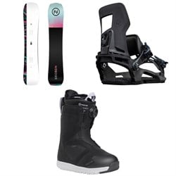 Nidecker Venus Snowboard ​+ Muon-W Snowboard Bindings ​+ Cascade Snowboard Boots - Women's 2025