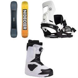 Nidecker Sensor Snowboard ​+ Muon-X Snowboard Bindings ​+ Cascade Snowboard Boots 2025