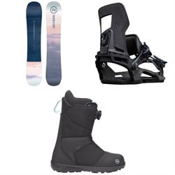 Nidecker Ora Snowboard ​+ Muon-W Snowboard Bindings ​+ Sierra Snowboard Boots - Women's 2025