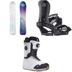 Nidecker Mellow Snowboard ​+ Kaon Snowboard Bindings ​+ Rift Snowboard Boots 2025