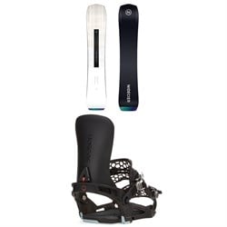 Nidecker Thruster Snowboard ​+ Season Universal Snowboard Bindings 2025