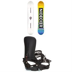 Nidecker Sensor Pro Snowboard ​+ Season Universal Snowboard Bindings 2025