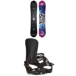 Nidecker Gamma APX Snowboard ​+ Season Universal Snowboard Bindings 2025