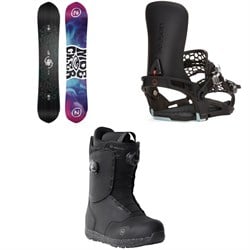 Nidecker Gamma APX Snowboard ​+ Season Universal Snowboard Bindings ​+ Rift Snowboard Boots 2025