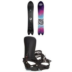 Nidecker Beta APX Snowboard ​+ Season Universal Snowboard Bindings 2025