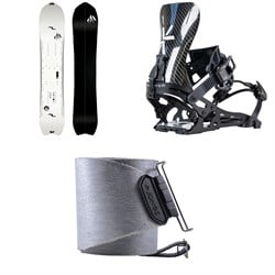 Jones Ultralight Stratos Splitboard ​+ Karakoram Straightline ​+ Split Interface Splitboard Bindings ​+ Nomad Pro Universal Tail Clip Splitboard Skins 2025