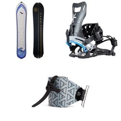 Cardiff Swell Enduro Splitboard ​+ Karakoram Nomad ​+ Split Interface Splitboard Bindings ​+ evo x Pomoca Pro Glide Splitboard Skins 2025