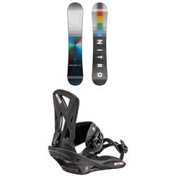 Nitro Cinema Snowboard ​+ Staxx Snowboard Bindings 2025